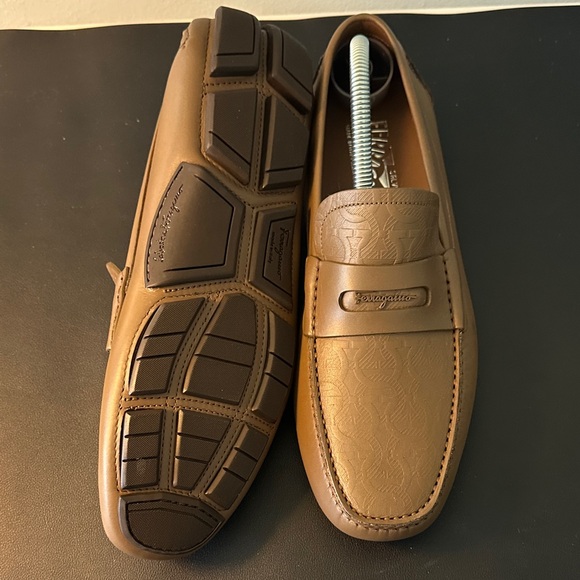 Salvatore Ferragamo Men\'s Brown Leather Loafers main image 4